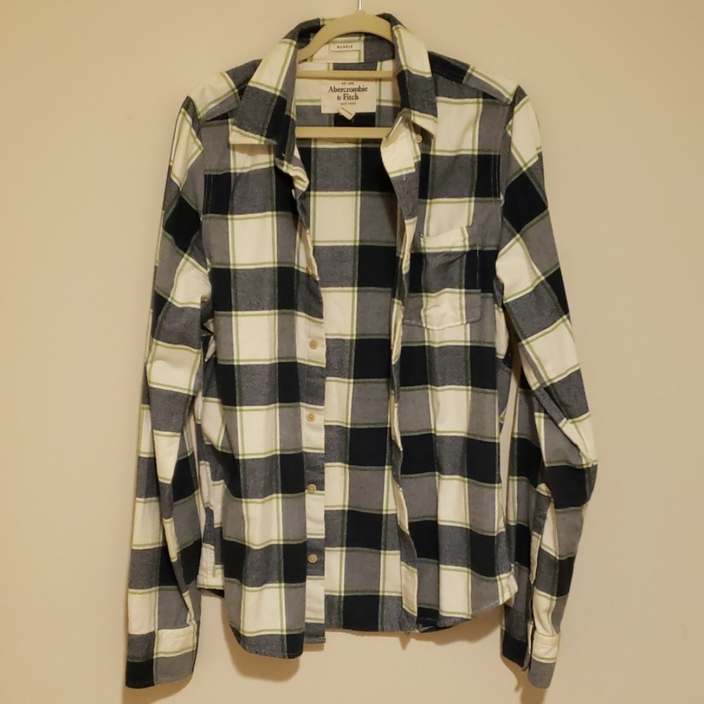 NWOT Mens Abercrombie Flannel